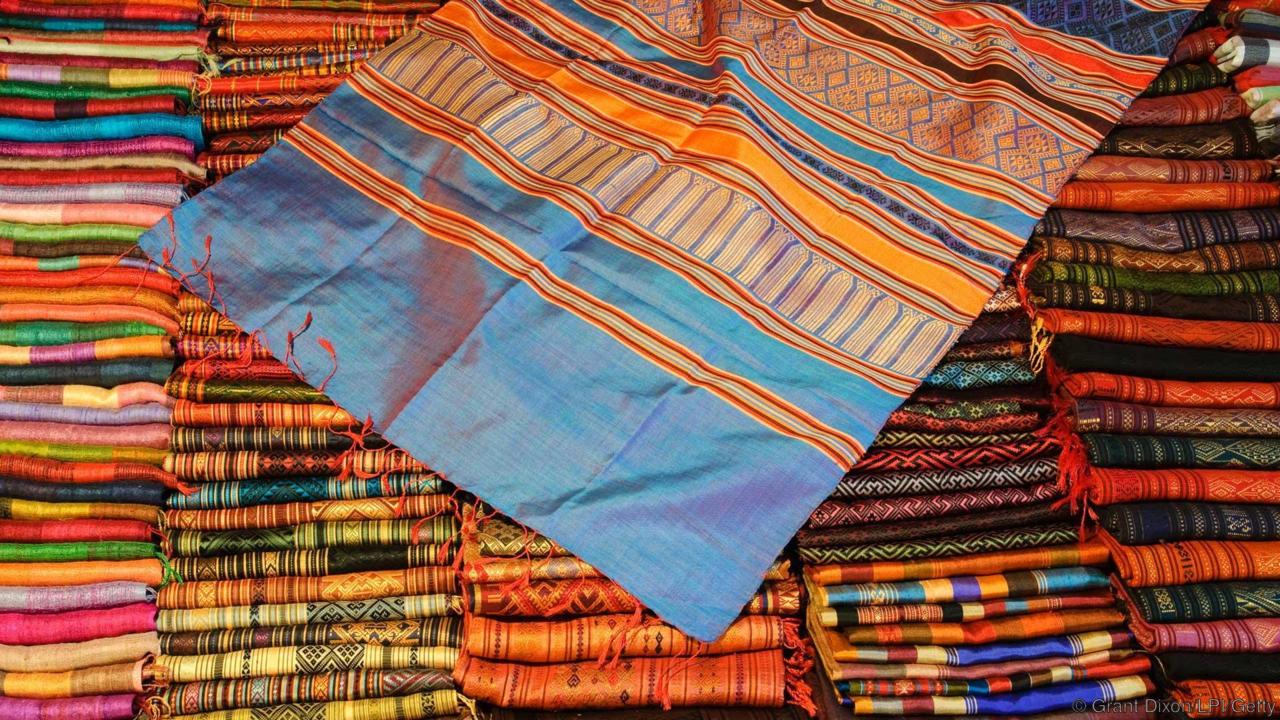 Textiles in Luang Prabang