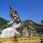 Buddha statue garden