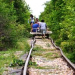 Bamboo train