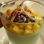 Coconut and Pandan Panna Cotta at Khaiphaen Restaurant