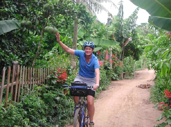 Biking at Laos