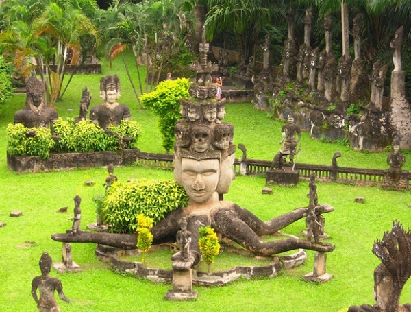 Buddha Park, one of the best places for what to see in Vientiane
