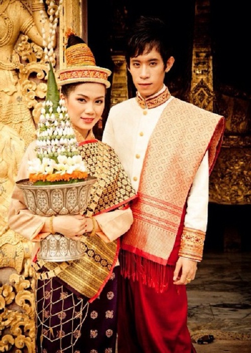 Laos traditional costume