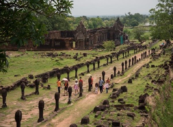 Temple ruins in Pakse