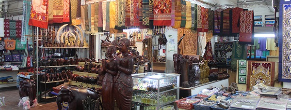 There is a variety of products in Tala Sao morning market