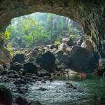 Tham Khoun Ex Cave, which you can explore when travelling Laos in dry season