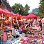 Many kinds of good are sold in Savanxay market