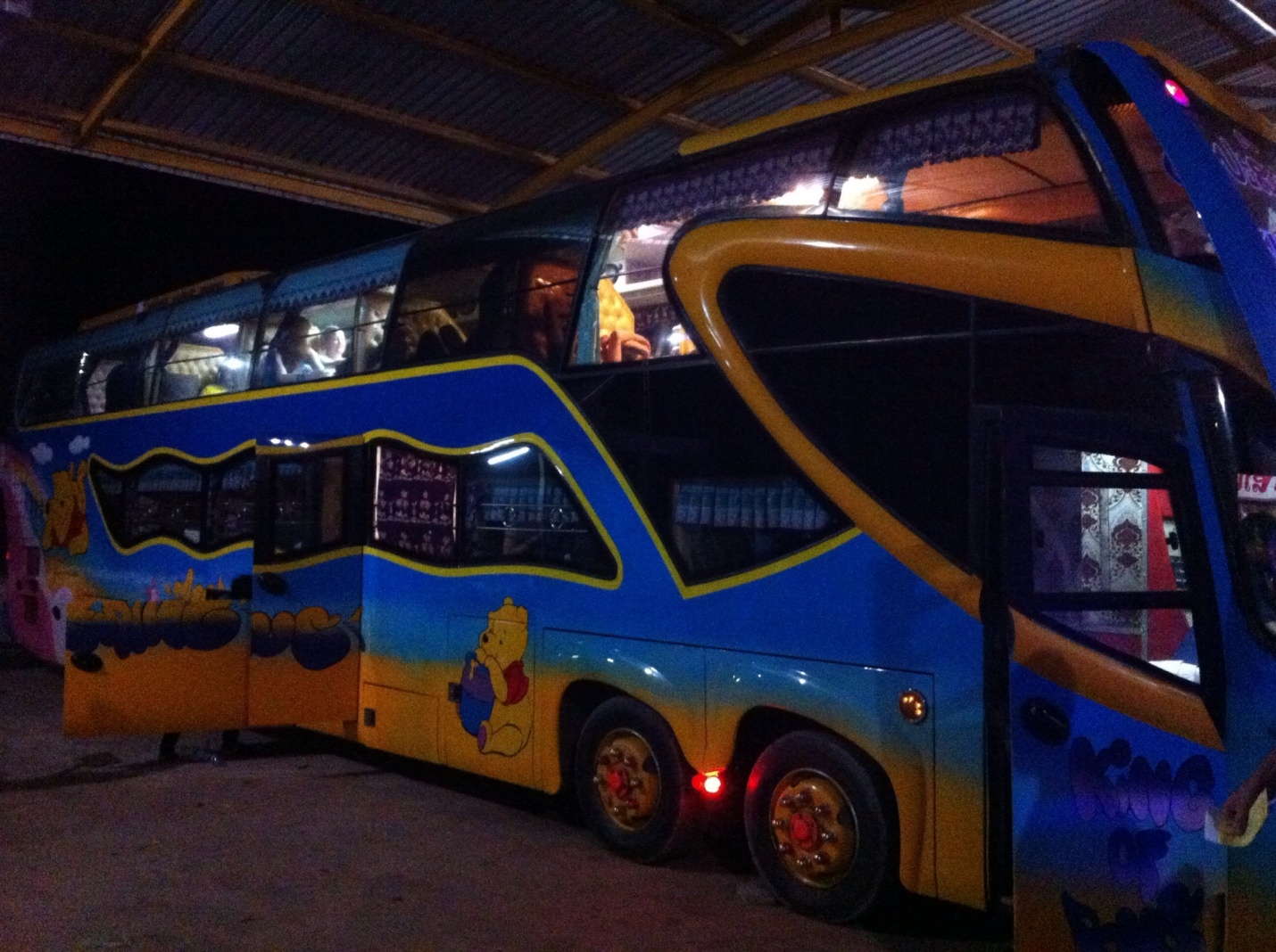 A night bus to Vientiane