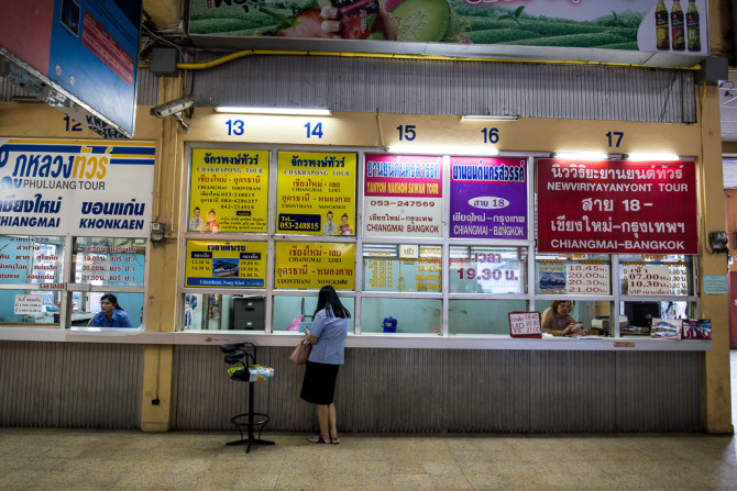 Bus terminal in Chiang Mai to Udon Thani and Nong Khai