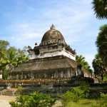 The shape of lotus flower of Wat Visoun