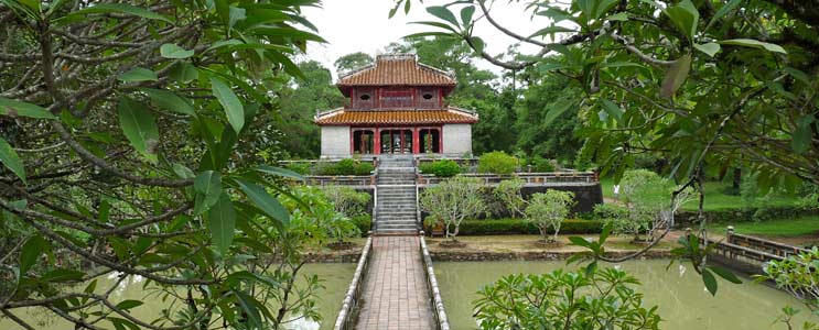 Minh Mang tomb in Hue