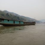 Slow boat on the Mekong River