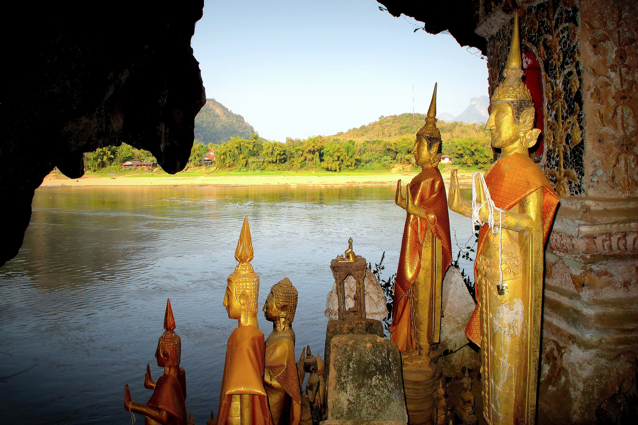 A corner of the Mekong from Pak Ou