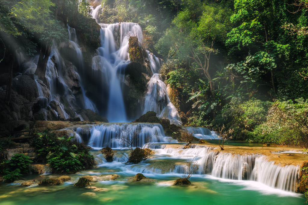 Kuang Si waterfall in Luang Prabang