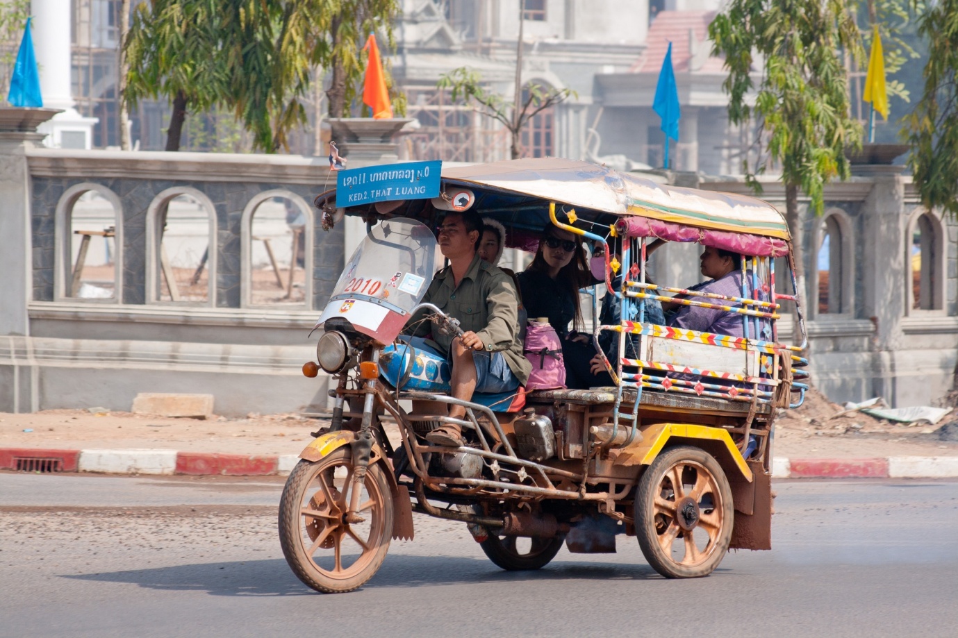 Tuk tuk in Vientiane