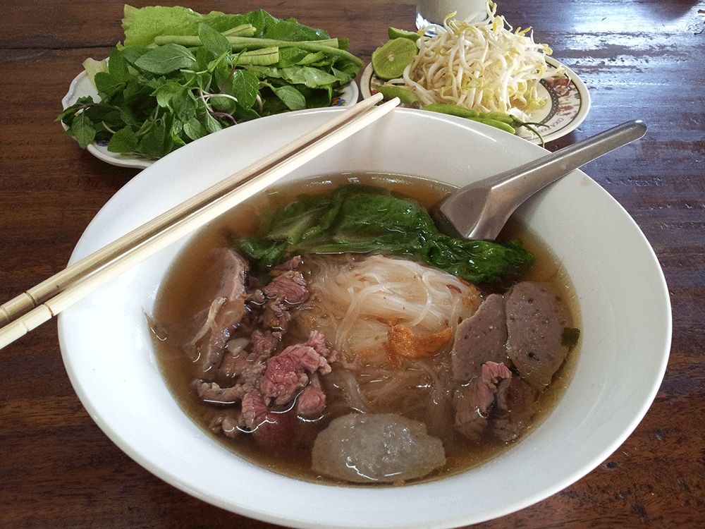 Khao Piak Sen (Sticky Rice Noodles) – a noodle soup unique to Laos